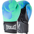 Перчатки тренировочные 14oz Everlast Spark P00002804 синий\зеленый 120_120