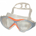 Очки маска для плавания взрослая (серо/оранжевые) Sportex E36873-11 120_120