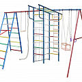 Детский спортивный комплекс Вертикаль А+П дачный Макси с канатной сеткой 120_120