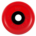 Диск олимпийский d51мм евро-классик MB Barbell MB-PltCE-5 5 кг красный 120_120